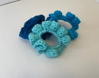 Scrunchie Set of 3 in Blues