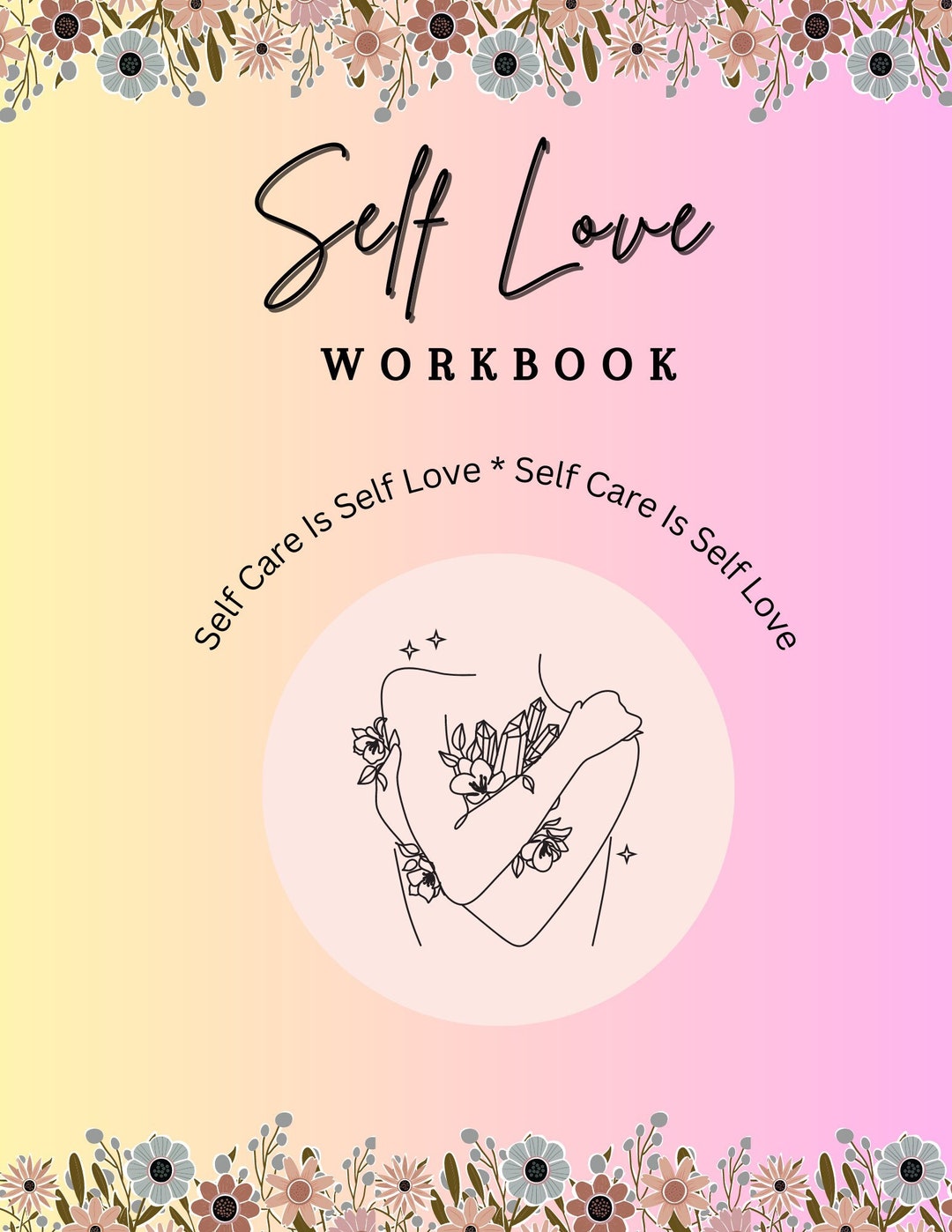 Self Love Workbook | Self Care Planner, Aesthetic Planner, Digital Planner, Digital Templates ...