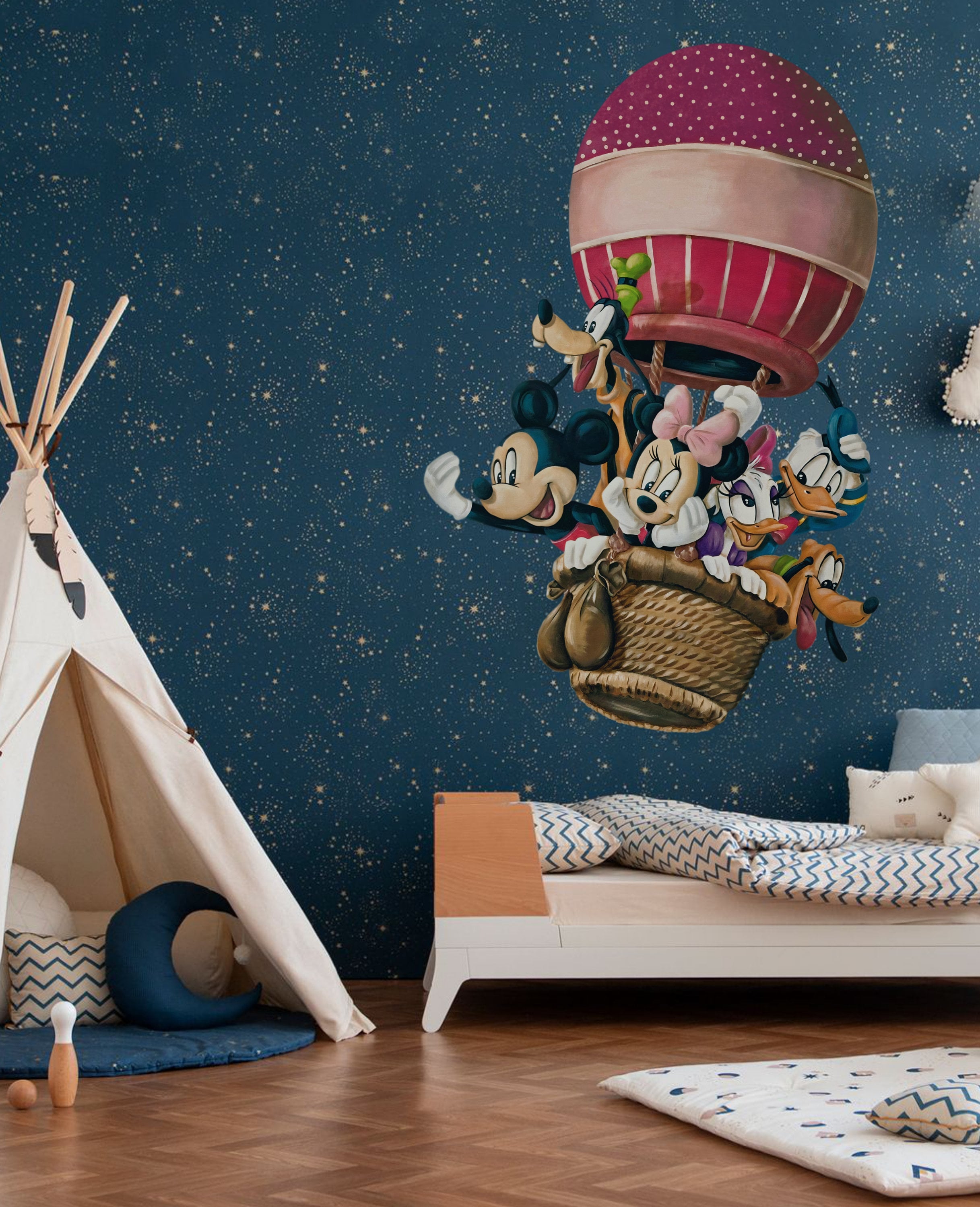 Stick on Wallpaper Minnie Mouse - Etsy, image size:2435x3000