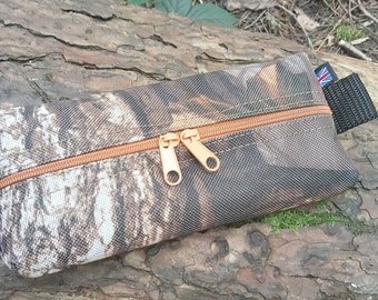 Small box pouch in tree camouflage