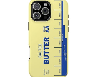 Butter Stick iPhone 17 Pro Max Case: Quirky Foodie Funny Gift