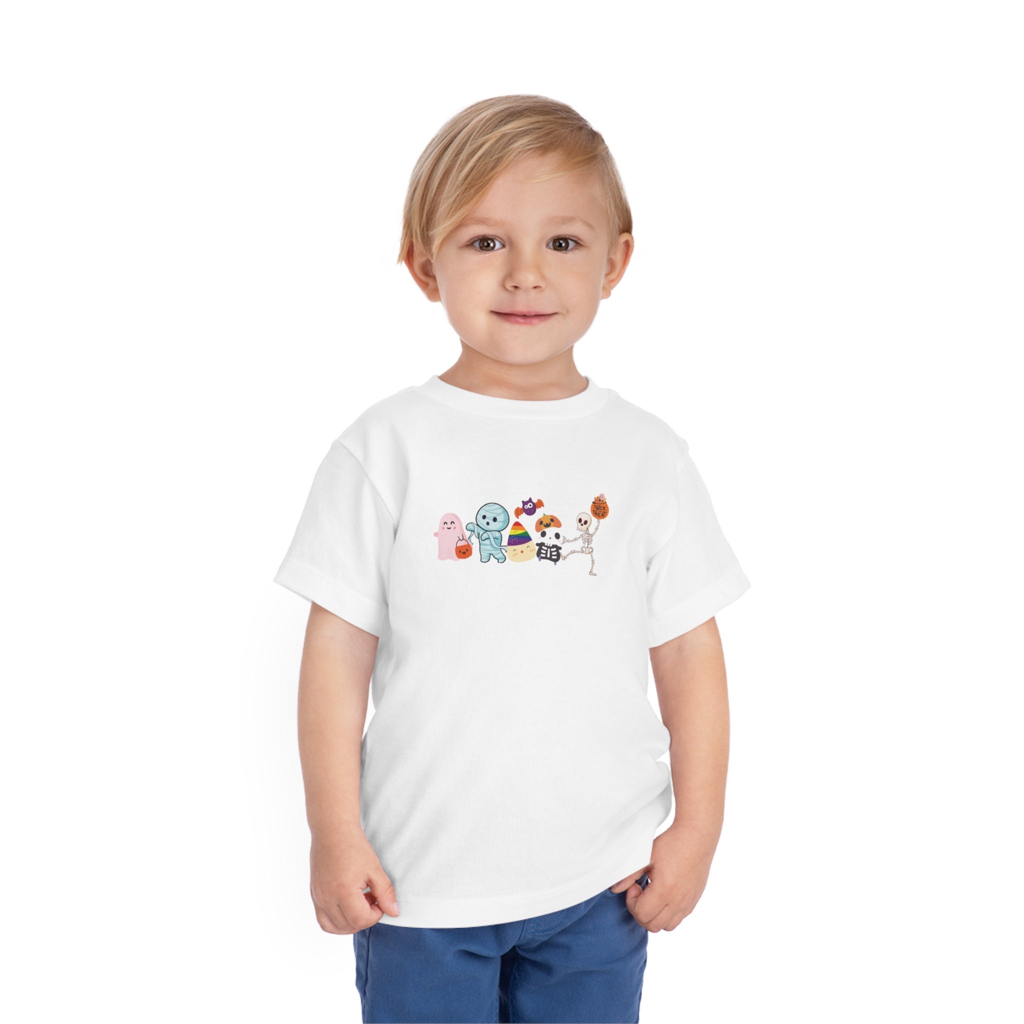 Discover Toddler T-Shirt Short Sleeve T Shirt - Sizes 2T - 5T Gift for Her Gift for Him Gift for Niece Gift for Nephew Trick or Treat Fun Halloween
