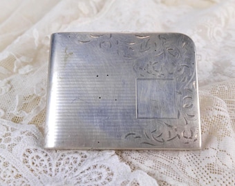 Vintage Sterling Powder Compact by Elgin