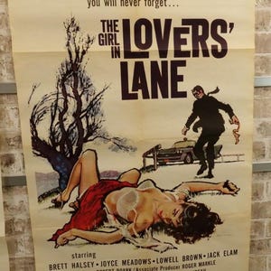 Póster original de la película La chica de Lover's Lane