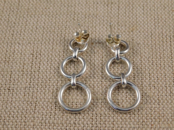 Sterling Silver Drop Earrings - image 5