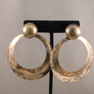 Vintage Sterling Silber Creolen
