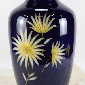 Monumental Hutschenreuther Cobalt Vase