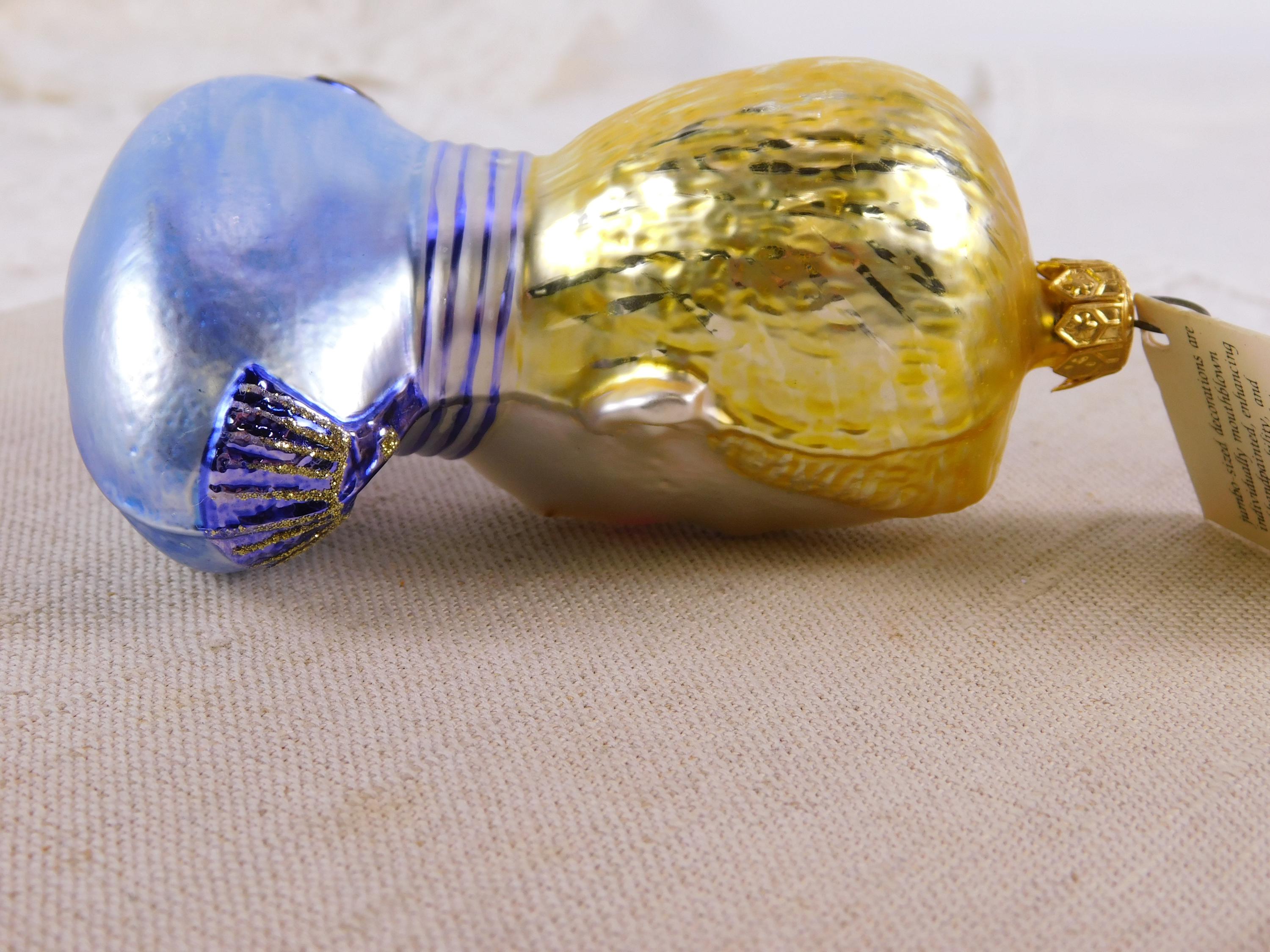 Chrstopher Radko Golden Glow Santa Ornament | Ornaments, Santa ornaments, Chrstopher radko
