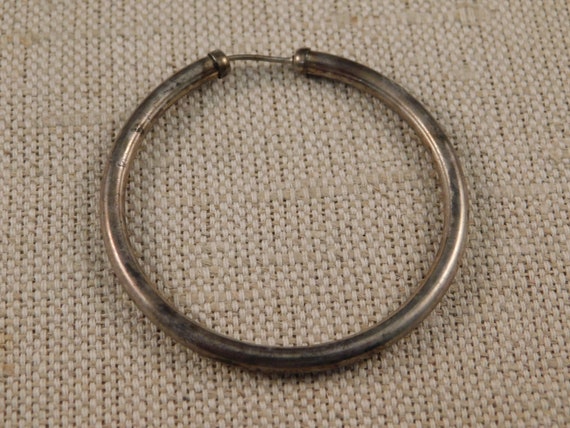 Sterling Silver Hoop Earrings - image 4