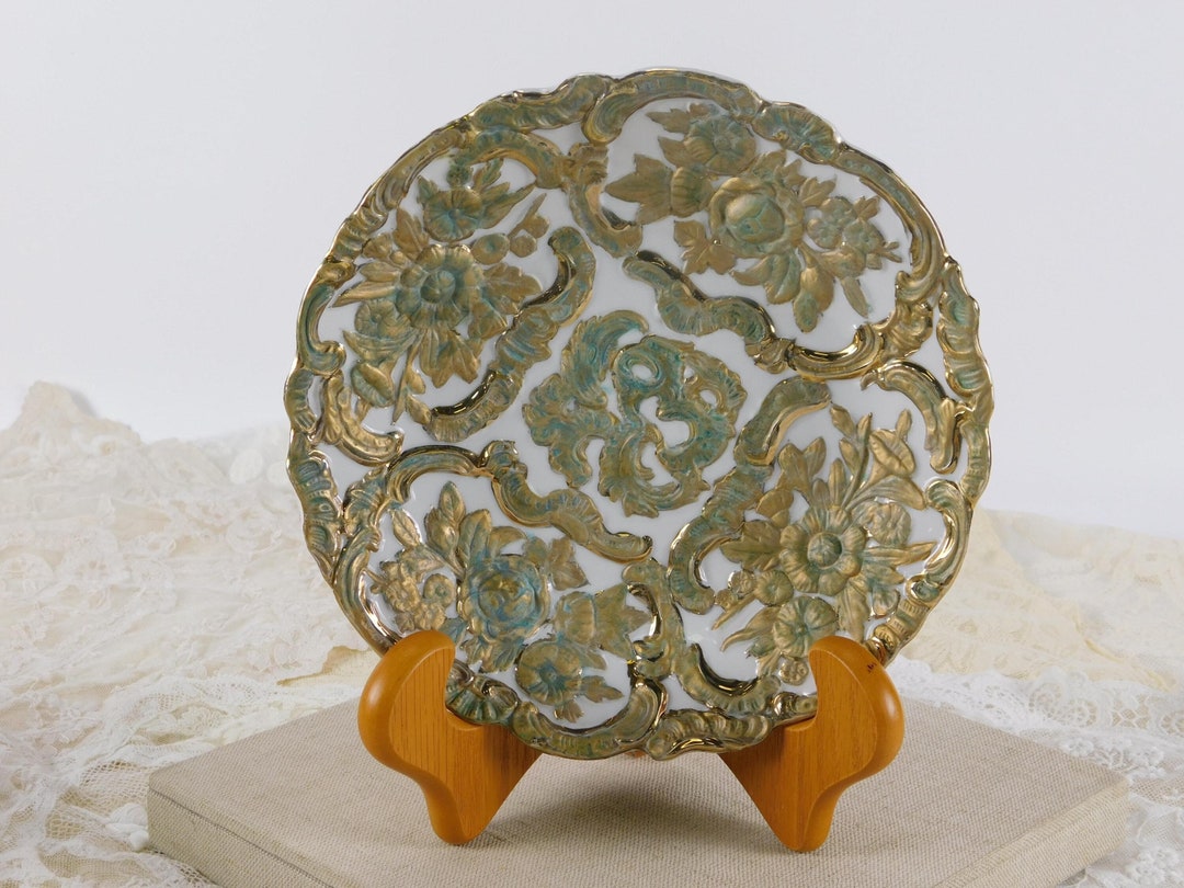 19th C Meissen Hand Painted Cabinet Pla - Etsy
