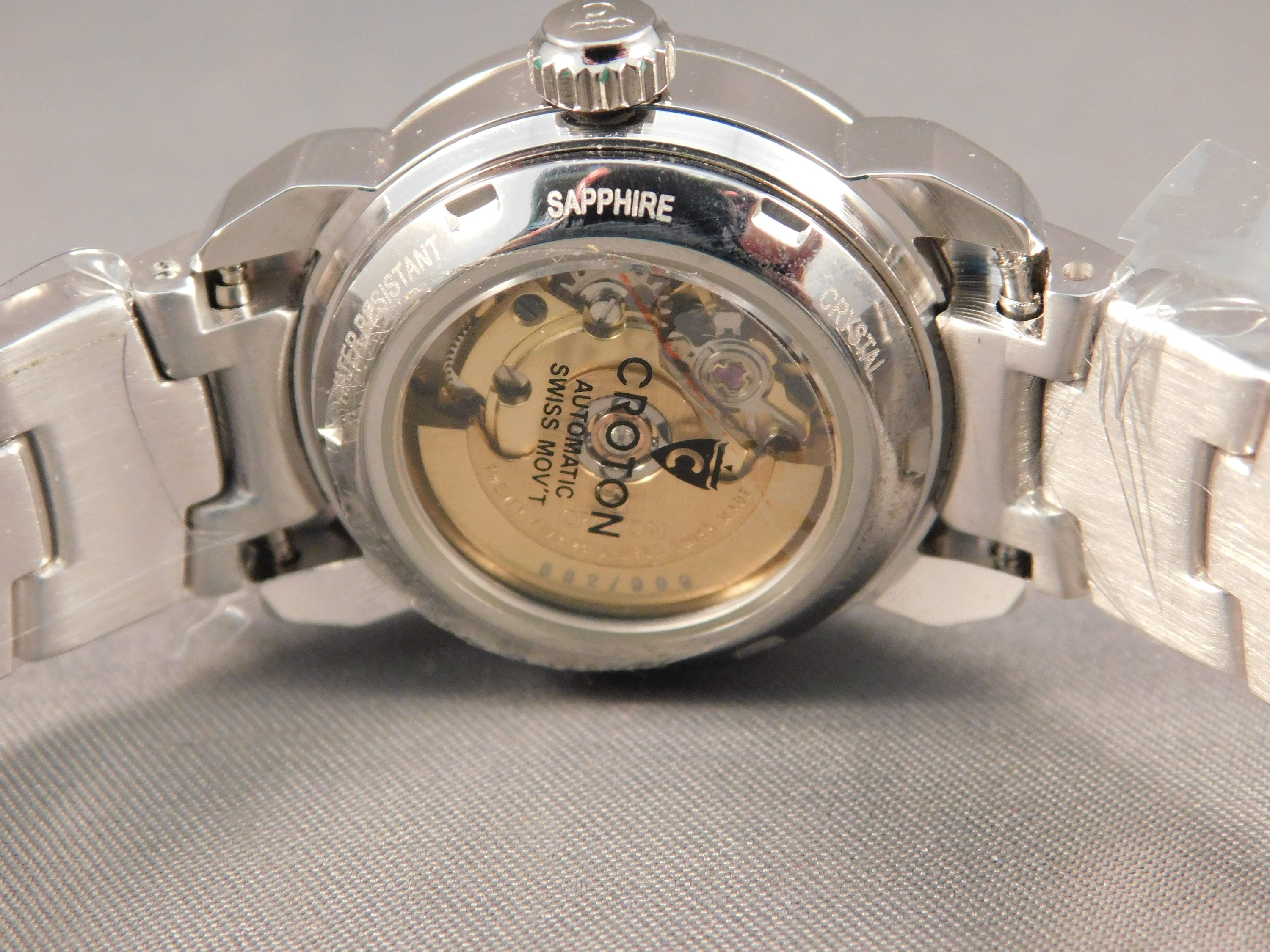 Croton Ladies Silvertone Swiss Quartz \