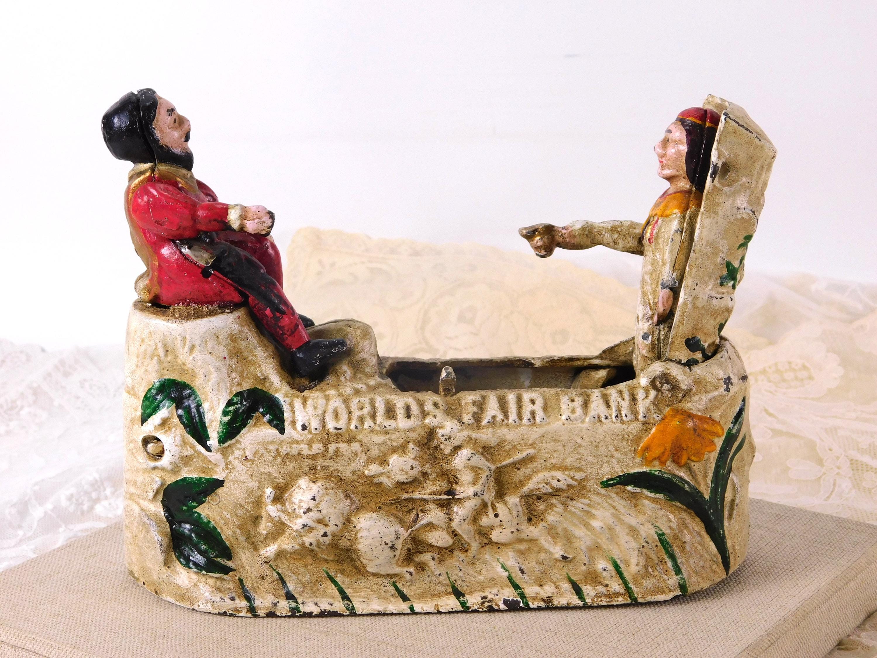 Mechanical coin banks for adults