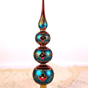 Christopher Radko Luxurious Glass Tree Topper