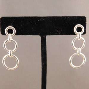 Orecchini pendenti in argento sterling