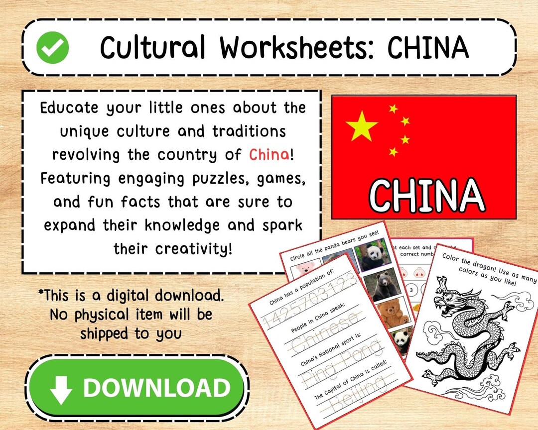 Printable Activity Sheet Cultural Education Preschool - Etsy