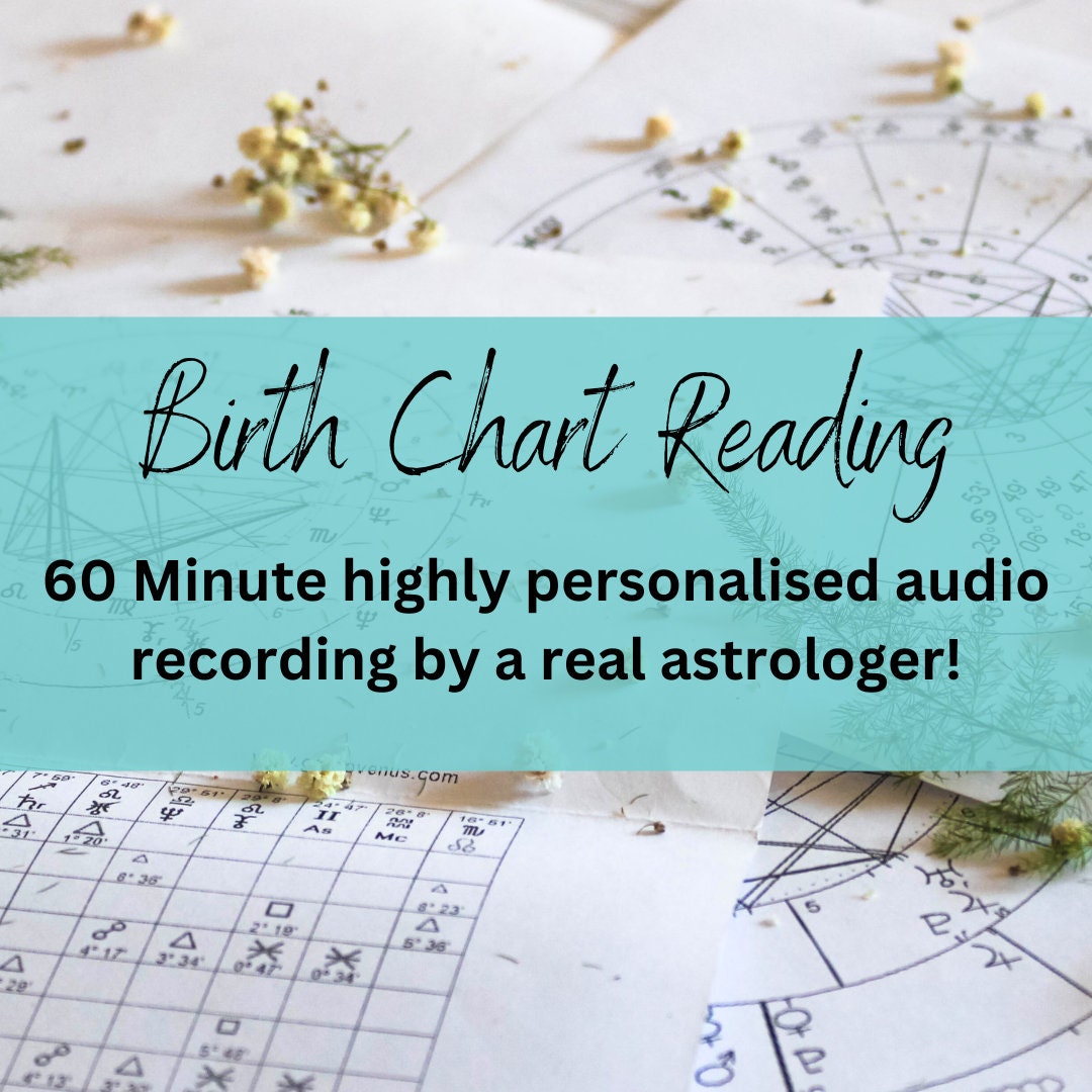 In Depth Natal Chart Reading, Birth Chart Reading, Natal Chart Report ...