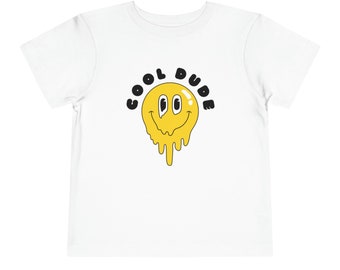 Kleinkind Kurzarm Cool Dude Smiley T-Shirt