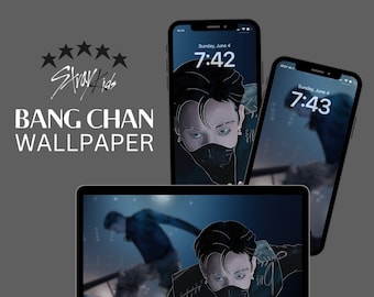 BANG CHAN WALLPAPER | Stray Kids’ Bang Chan wallpaper digital download.