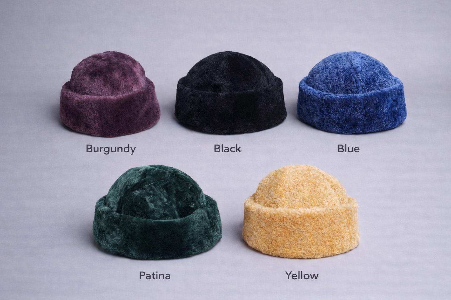 Handmade Shearling Bucket Hat, Wool Beanie, Winter Fur Hat 