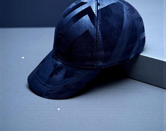 Leather Baseball Cap–Genuine Leather Adjustable Hat