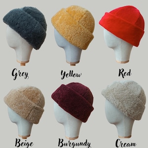Winter Beanie for Women,Shearling Winter Bucket Hat,Group Sale Available,