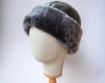 Bonnet en peau de mouton retournée - Chapeau d'hiver unisexe chaud pour temps froid