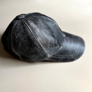 Leather hat Baseball Cap Woman  Leather genuine Baseball cap Adjustable Man Leather baseball cap Fathers Day Gift,Mothers Day gift