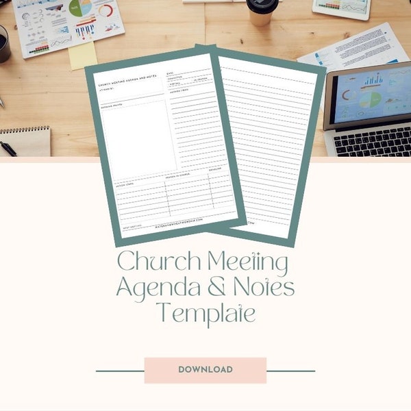 Church Meeting Agenda and Notes Form