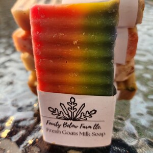 Fresh Goats Milk Soap  Black Raspberry Vanilla