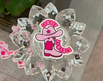 Cowboy Romance Sticker, Kindle Sticker, Vinyl Sticker