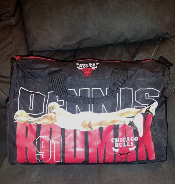 Vintage 90s NBA champion Chicago Bulls Dennis Rodman #91