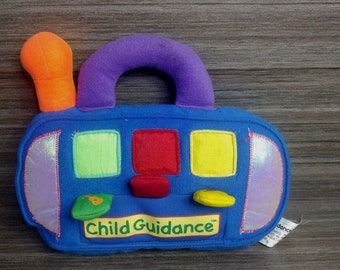 Vintage 1998 Child Guidance Jakks Pacific Musical Plush Radio Baby Toy WORKS