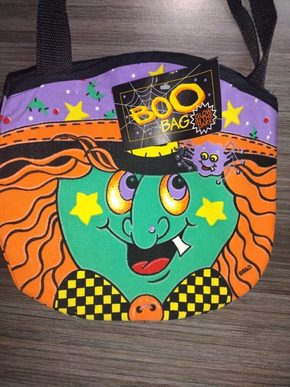 Vintage Halloween Boo Bag WITCH Barth & Dreyfuss … - image 2