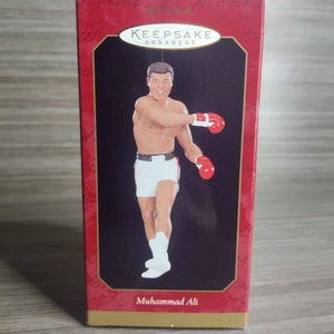 Vintage MUHAMMAD ALI 1999 Hallmark Keepsake CHRISTMAS Ornament original box