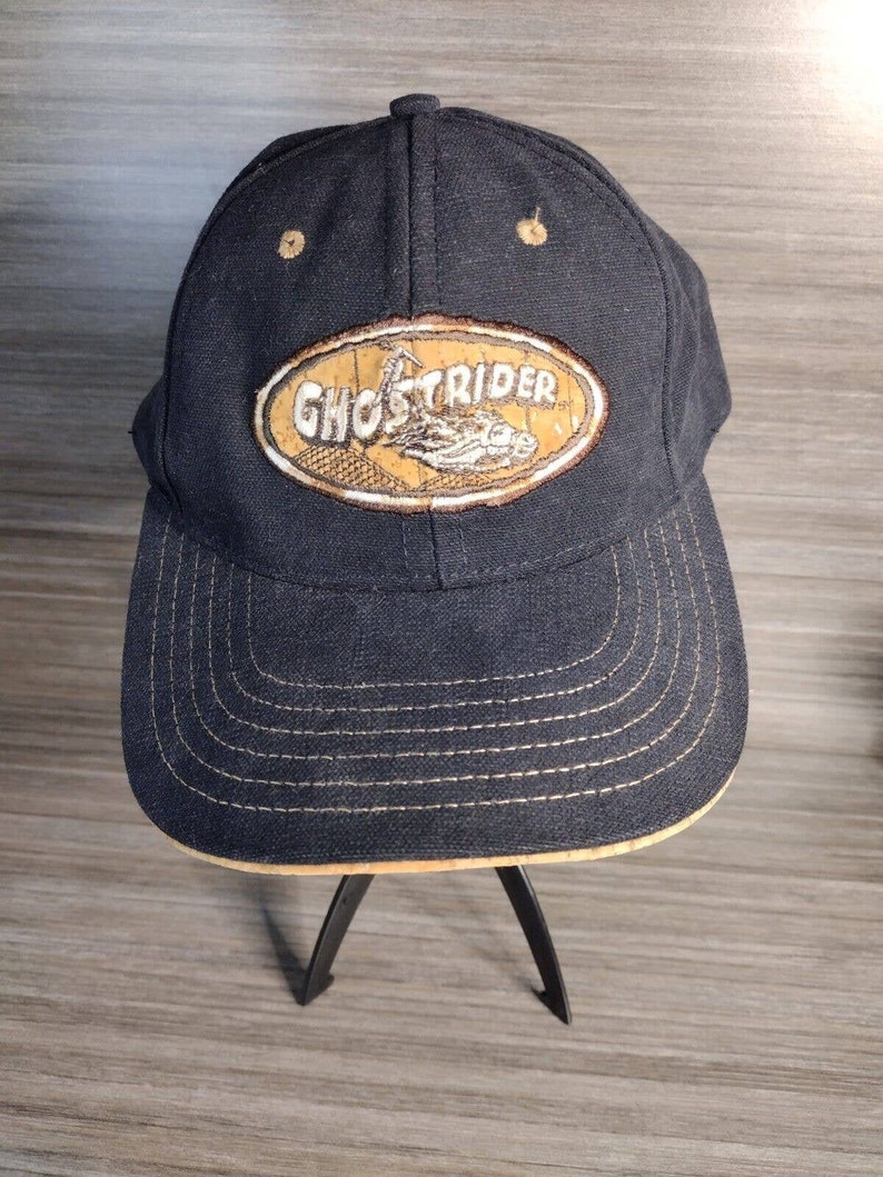 Vintage Knotts Berry Farm Ghost Rider Hat Super Rare Leather Strap - Etsy