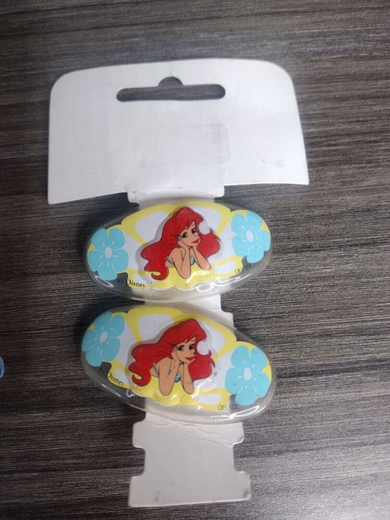 Vintage Disney Hair Barrettes The Little Mermaid … - image 2