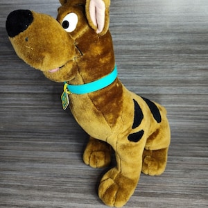 2000 Cartoon Network Talking Scooby Doo Plush 14" Dog Animal Hanna-Barbera