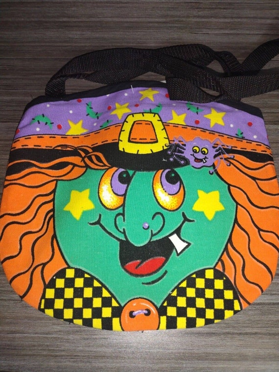 Vintage Halloween Boo Bag WITCH Barth & Dreyfuss … - image 3