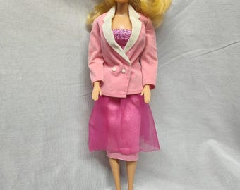 Vintage 1984 Day To Night Barbie Doll Mattel #7929 With Dress