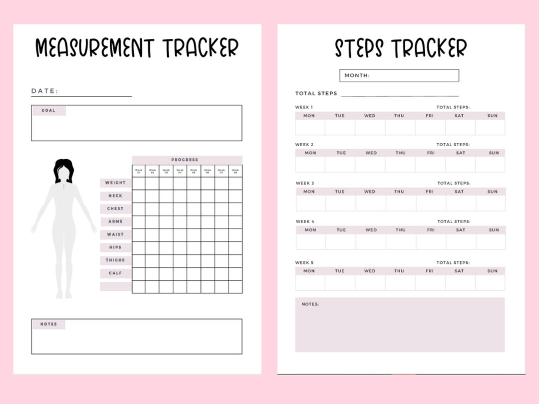 Ultimate Fitness Planner 2023 Printable Digital,fitness Planner Bundle