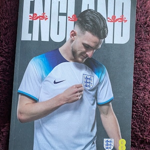 England vs Ukraine Official Matchday Programme. 2023. Declan Rice Cover.