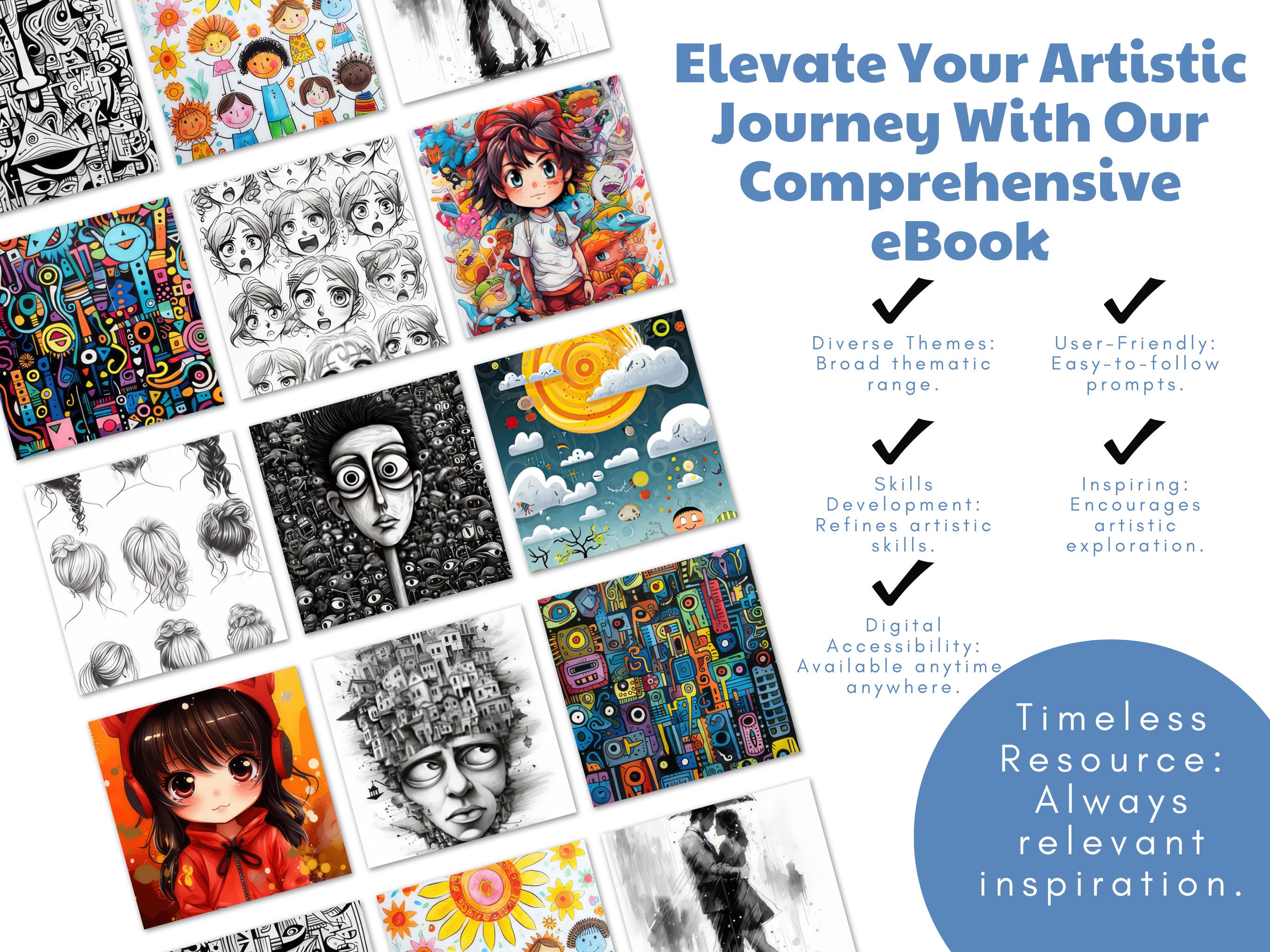 125 Doodle Art Midjourney Prompts, AI Art, Midjourney Prompts ...