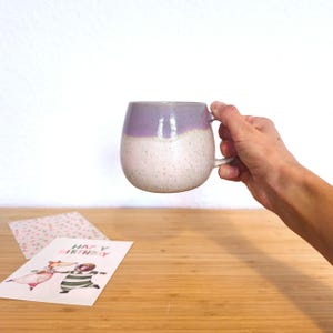 Caneca Nuvem de Cerâmica Artesanal – Roxa