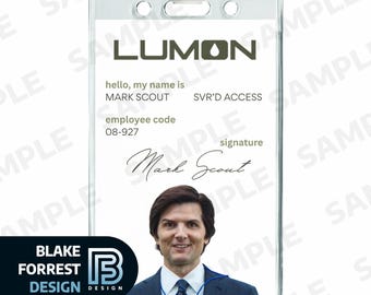 Mark Scout Badge Severance TV Show Costume Cosplay Employee ID (PDF, png)