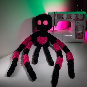 Creepy cute ooak unique fantasy gothic art plush spider