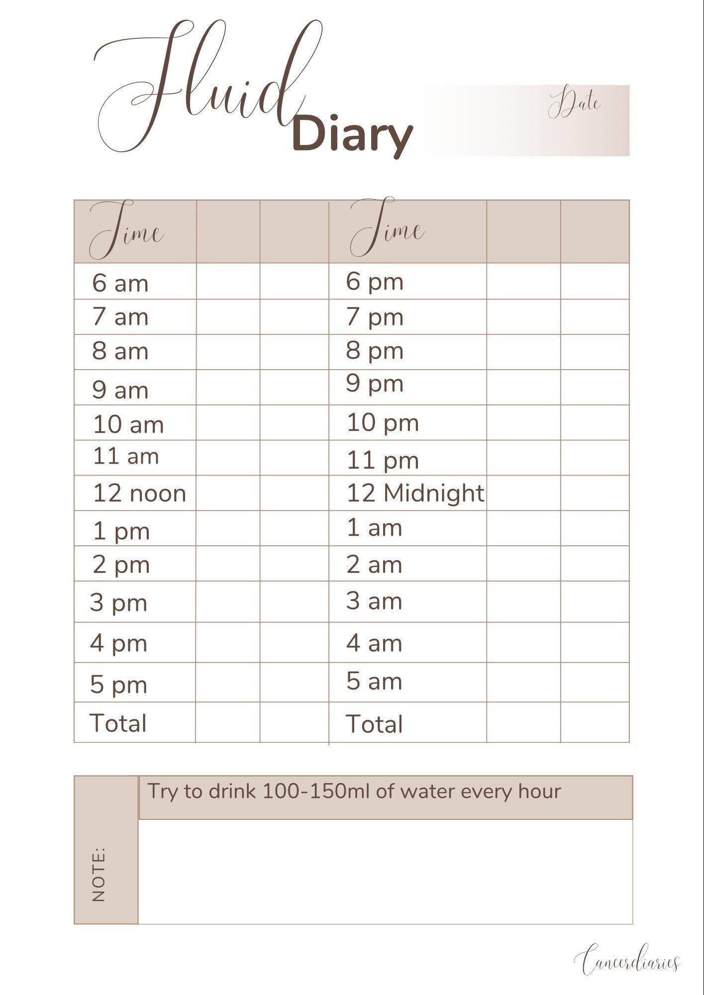 fluid-intake-chart-etsy for Free Printable Fluid Intake Chart Fluid Intake Chart - Etsy for Free Printable Fluid Intake Chart