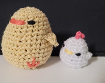 Chunky crochet chicks!
