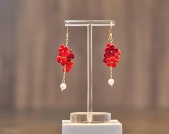Yarntastic Handmade Micro-crochet Earrings, 14K Gold Filled, 10+ Choices