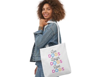 Dog Mom Tote Bag, Dog Lover Gift, Dog Mom Gift, Dog Gift, Aesthetic Tote Bag, Trendy Tote Bag