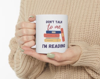 Buch-Liebhaber-Geschenk, Buch-Liebhaber-Kaffeetasse, lustige Lesebecher, Bücherwurm-Geschenk, Englischlehrer-Geschenk, Bibliothekar-Geschenk